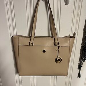 Michael Kors Beige Leather 3pc Tote
